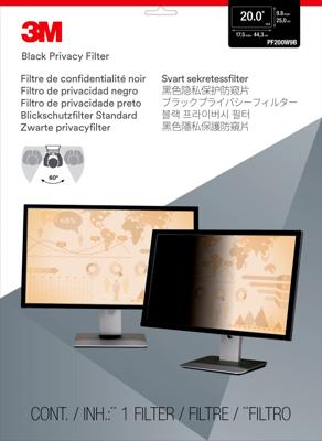 3M PF200W9B Privacyfolie Monitor 50,8 cm (20) Beeldverhouding: 16:9 7000021449 Universal 3M PF200W9B Privacyfolie Monitor 50,8 cm (20) Beeldverhouding: 16:9 7000021449 Universal