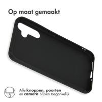 Accezz Color Backcover Samsung Galaxy A34 (5G) Telefoonhoesje Zwart - thumbnail