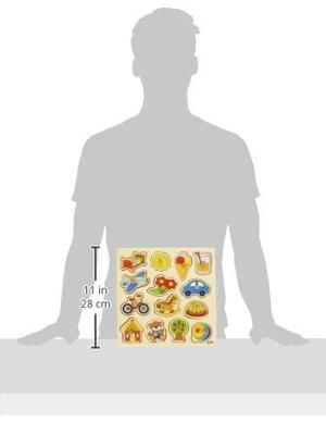 Goki houten noppenpuzzel
