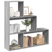 Kamerscherm / boekenkast 123x29x123 cm hout grijs sonoma - thumbnail