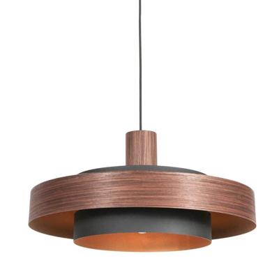 Steinhauer HanglampFlinter houtlook - 3329E