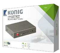 2 poorts HDMI splitter 1x HDMI in, 2x HDMI uit geschikt voor 4K - thumbnail