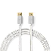 DisplayPort-Kabel | DisplayPort Male | DisplayPort Male | 8K@60Hz | Verguld | 2.00 m | Rond | Gevloc - thumbnail