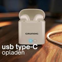 Bluetooth hoofdtelefoon Grundig earbuds Wit - thumbnail