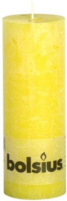 Bolsius stompkaars 19x6,8 cm geel