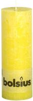 Bolsius stompkaars 19x6,8 cm geel - thumbnail