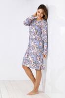 Hajo nachthemd paisley bloem - thumbnail