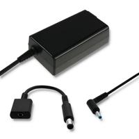 Qoltec 51728 Stroomadapter voor HP | 65W | 19V | 3.33A | 4.5 * 3.0 + pin | adapter 4.5 * 3.0 + pin / 7.4 * 5.0 + pin | Stroomkabel - thumbnail