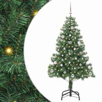 VidaXL Kerstboom met 150 led met standaard groen 150 cm pvc - thumbnail