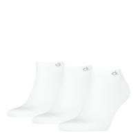Calvin Klein Sneakersokken Heren 3-pack Wit-39/42 - thumbnail