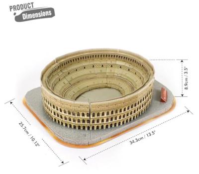 Cubic Fun 3d puzzel national geographic het colosseum