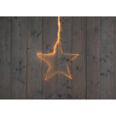 56Cm Ster Zwart 300Led Classic Warm 50Cm Verlicht Snoer - 4,5M Aanloopsnoer - On / Dimmer / 8/16H Timer / Off Ip44 Trafo kerstverlichting Anna's Collection - Annas collection