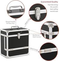 Retro Musique KXRM 03 platenkoffer zwart - thumbnail