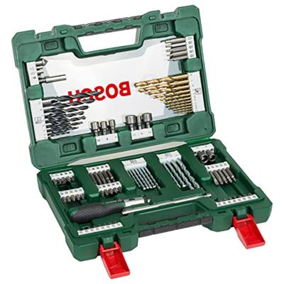 Bosch Accessories V-Line 2607017195 Boor- en bitassortiment 91-delig Metaal, Steen, Beton, Hout, Metselwerk, Plexiglas