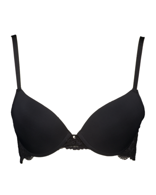 Cheeky plunge Push-up beha - Zwart