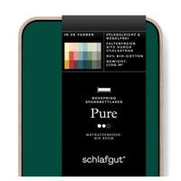 Schlafgut Schlafgut Pure Jersey Boxspring Hoeslaken M - 120x200 - 130x220 690 Green Deep - thumbnail