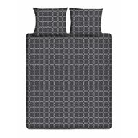 Ten Cate Katoenen Lits-Jumeaux Dekbedovertrek 240x220/220 cm Antraciet - thumbnail