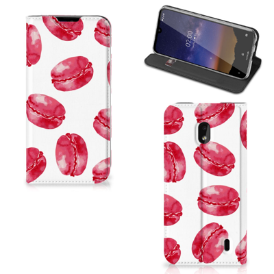 Nokia 2.2 | Flip Style Cover | Pink Macarons Nokia 2.2 | Flip Style Cover | Pink Macarons