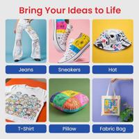 Textielmarker edding 4500 rond 2-3mm violet | 10 stuks - thumbnail