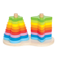Hape stapeltoren regenboog - thumbnail