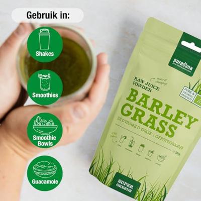 Purasana Barley Grass Gerstegrassap Poeder