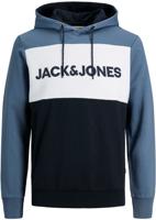 JACK & JONES ESSENTIALS regular fit hoodie blauw - thumbnail