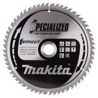 Makita Afkortzaagblad voor Hout | Efficut | Ø 260mm Asgat 30mm 60T - B-67234 - thumbnail