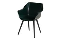 Hartman Tuinstoel 'Sophie Studio' met armleuning, kleur Donkergroen - thumbnail
