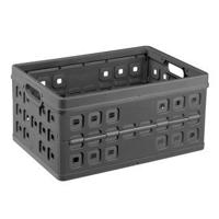 Sunware vouwkrat 46 ltr antraciet - thumbnail