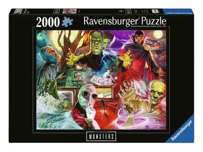 Ravensburger Universal Monsters 2000 stukjes Ravensburger Universal Monsters 2000 stukjes