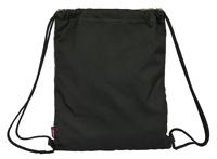 Rugtas met Koordjes Kelme Travel Zwart Groen 35 x 40 x 1 cm - thumbnail