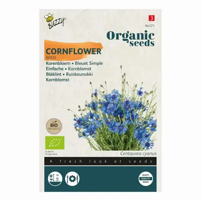 Zaden wilde korenbloem 0.5 gram Organic Tuinplus - Tuinplus Zaden wilde korenbloem 0.5 gram Organic Tuinplus - Tuinplus