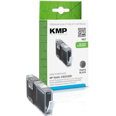 KMP Inktcartridge vervangt HP 364XL, CB322EE Compatibel Foto zwart H63 1713,0040