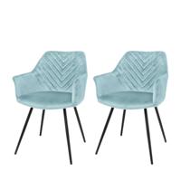 Riverdale Lindy eetkamerstoel mint - thumbnail