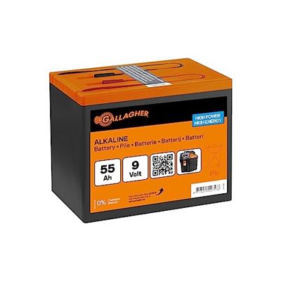 Gallagher Powerpack Alkaline batterij 9V/55Ah - 160x110x115mm - 007578 007578