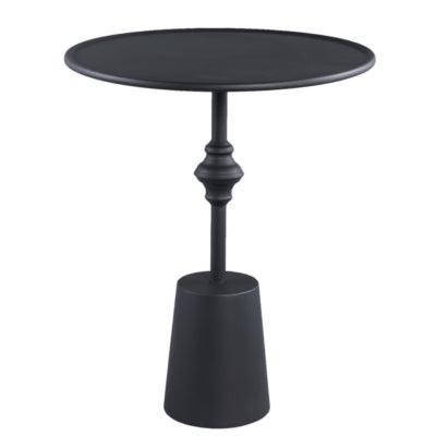 PTMD bijzettafel dinja metaal zwart 60 cm | 2 stuks