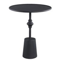 PTMD bijzettafel dinja metaal zwart 60 cm | 2 stuks - thumbnail