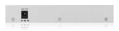 Zyxel Ethernet Switch 8 poorten | Web Manageable Gigabit Conmutor | QoS, Link Aggregation, VLAN, IGMP Snooping | zonder ventilator | Desktop [GS1200-8v3]