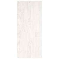 Boekenkast 104x33x76 cm massief grenenhout wit - thumbnail