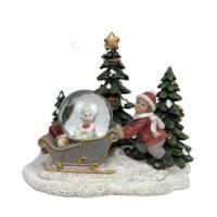 Kerstversiering DKD Home Decor Hars (16 x 12,5 x 14,5 cm) (2 Stuks) - thumbnail