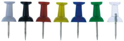 Alco al-662-12 pushpins doosje a 40 stuks rood Alco al-662-12 pushpins doosje a 40 stuks rood
