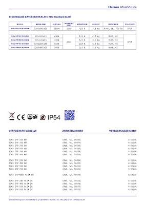 SIKU Ip-Pro Infraroodpaneel 160 W 2 m² Wit