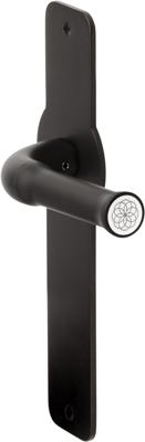 Formani Edward van Vliet NOUR EV100P210SFC deurkruk ongeveerd op schild blind - mat zwart