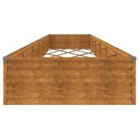 Plantenbak verhoogd 579x100x36 cm cortenstaal - thumbnail