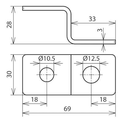 390 499  - End piece lightning protection 390 499 390 499  - End piece lightning protection 390 499