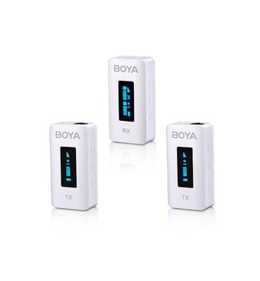 Boya draadloze microfoon set by-xm6-k2w