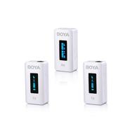 Boya draadloze microfoon set by-xm6-k2w - thumbnail