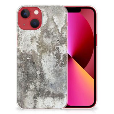 Apple iPhone 13 | TPU | Siliconen hoesje | Beton Print Apple iPhone 13 | TPU | Siliconen hoesje | Beton Print