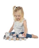 Label Label Stapeltrein roze - thumbnail