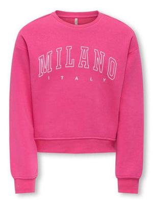 Kids ONLY winter sweater meisjes - roze - KogSweat - loose fit